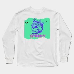 Spooky skull Long Sleeve T-Shirt